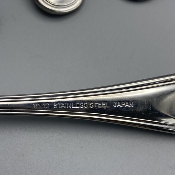 8pcs Stainless Japan Serrated 18/10 Grapefruit Spoons Outline Fruit Citrus - Picture 8 of 9